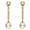 Pendientes ¨Katerin¨ Oro 18K perla cultivada