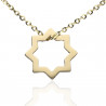 Colgante estrella tartésica mini Oro 18K 