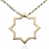 Colgante estrella tartésica maxi Oro 18K 