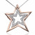 Colgante ¨Star¨ Oro 18k circonitas