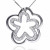 Colgante ¨Flower¨ Oro 18k circonitas