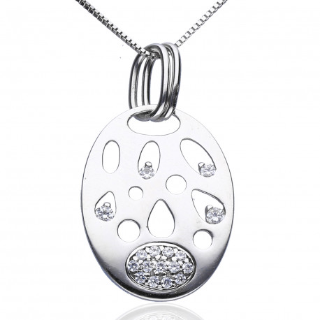 Colgante fantasia ¨Övalo¨Oro 18k 