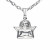 Colgante Angelito plata 1ªLey 18mm