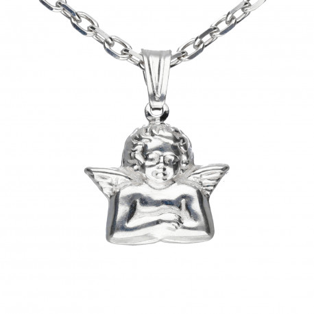 Colgante Angelito plata 1ªLey 18mm