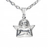 Colgante Angelito plata 1ªLey 18mm