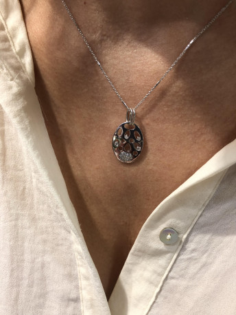 Colgante fantasia ¨Övalo¨Oro 18k 