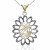 Colgante girasol Oro 18K