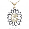 Colgante girasol Oro 18K