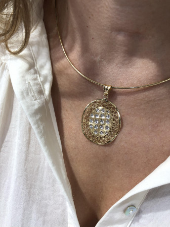Colgante ¨Dubai¨Oro 18K