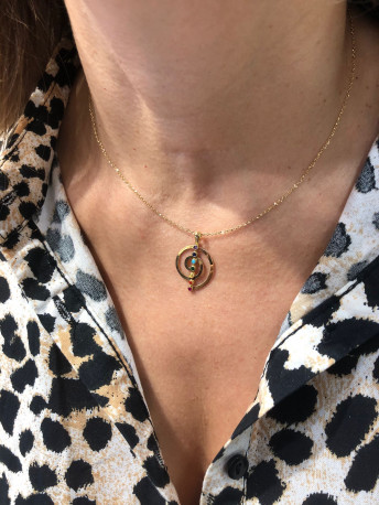 Colgante ¨Nahwa¨Oro 18K