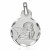 Medalla plata Angel de la Guarda 17mm