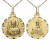 Medalla oro 18Ktes escapulario 19mm