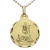 Medalla oro 18Ktes Virgen Angustias 19mm