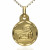 Medalla oro 18Ktes Angelito 15mm