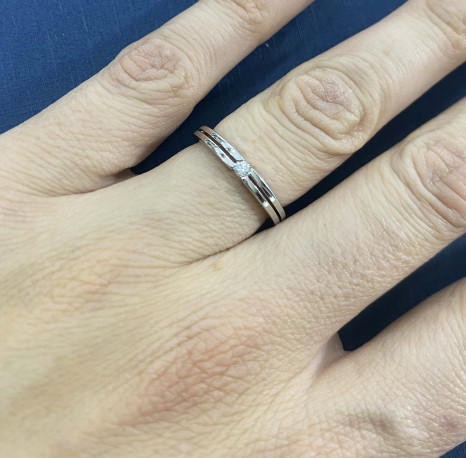 Anillo "Carla" Oro 18K diamante