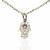 Colgante Mano Fátima mini Oro 18K 