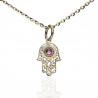 Colgante Mano Fátima mini Oro 18K 