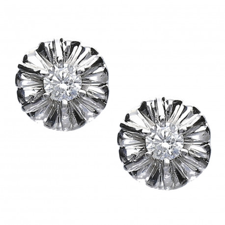 Pendientes ¨Liz¨oro 18k y diamantes 