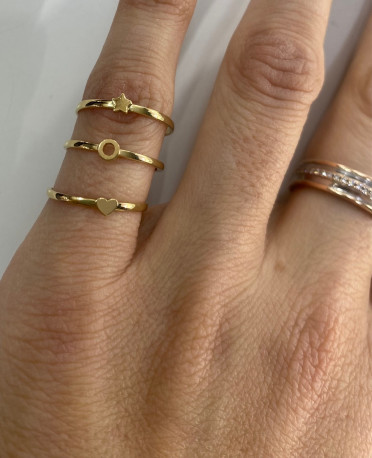 Anillo mini ¨Circle¨Oro 18K