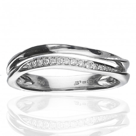Anillo ¨Carmina¨Oro 18K diamantes