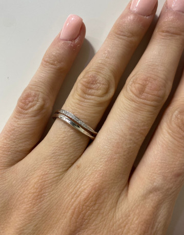 Anillo ¨Carmina¨Oro 18K diamantes