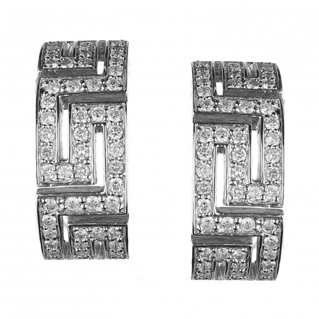 Pendientes ¨Eilyn¨oro 18k y diamantes 