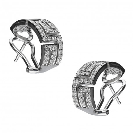 Pendientes ¨Eilyn¨oro 18k y diamantes 