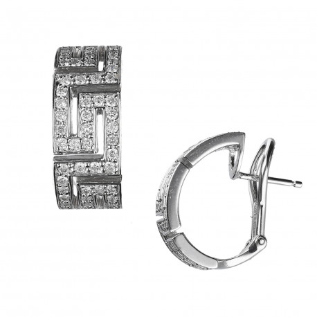 Pendientes ¨Eilyn¨oro 18k y diamantes 