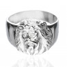Anillo plata 1ªLey rostro Cristo