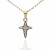 Cruz Oro 18K circonitas