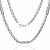 Cadena plata greca romana 6mm