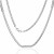 Cadena plata greca romana 4mm