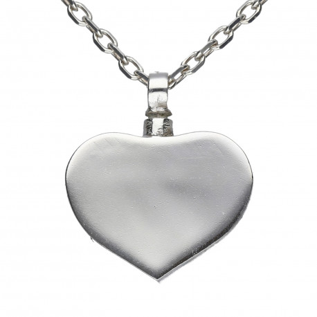 Guardacenizas Corazón plata de Ley