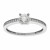 Anillo ¨Stephanie¨ Oro blanco 18K circonitas