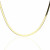 Gargantilla ¨Slim¨ plata chapada