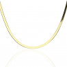 Gargantilla ¨Slim¨ plata chapada