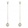 Pendientes ¨Cuore¨Oro 18K circonitas