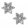 Pendientes ¨Asia¨oro 18k y diamantes 