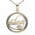 Colgante Mamá Oro 18K circonitas