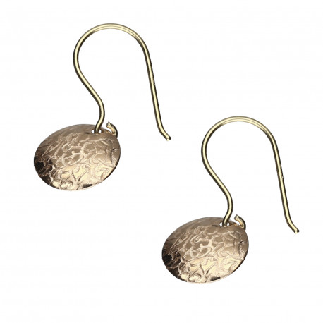 Pendientes ¨Disc¨Oro 18K
