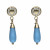 Pendientes ¨Rocío" Oro 18K turquesa