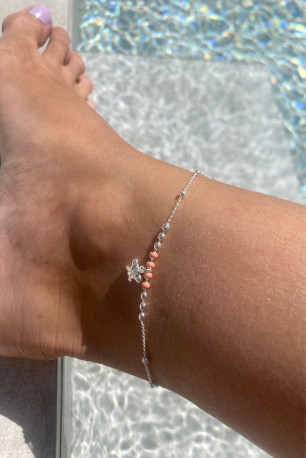 TOBILLERA PLATA MARIPOSA 