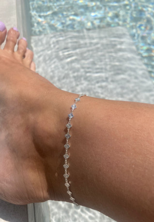 TOBILLERA PLATA FANTASIA