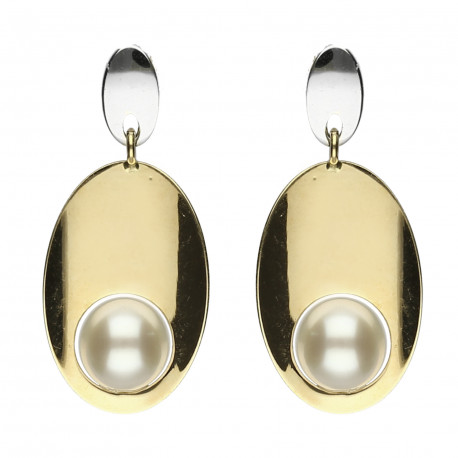 Pendientes ¨Bali¨Oro 18K perla cultivada
