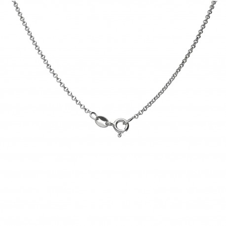 Collar nombre personalizado plata