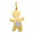 Colgante niño oro amarillo 18K