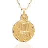 Medalla Sagrado Corazón Oro 18K 13mm